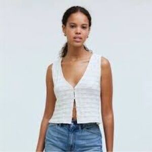 Madewell Basketweave-Stitch Vest Top